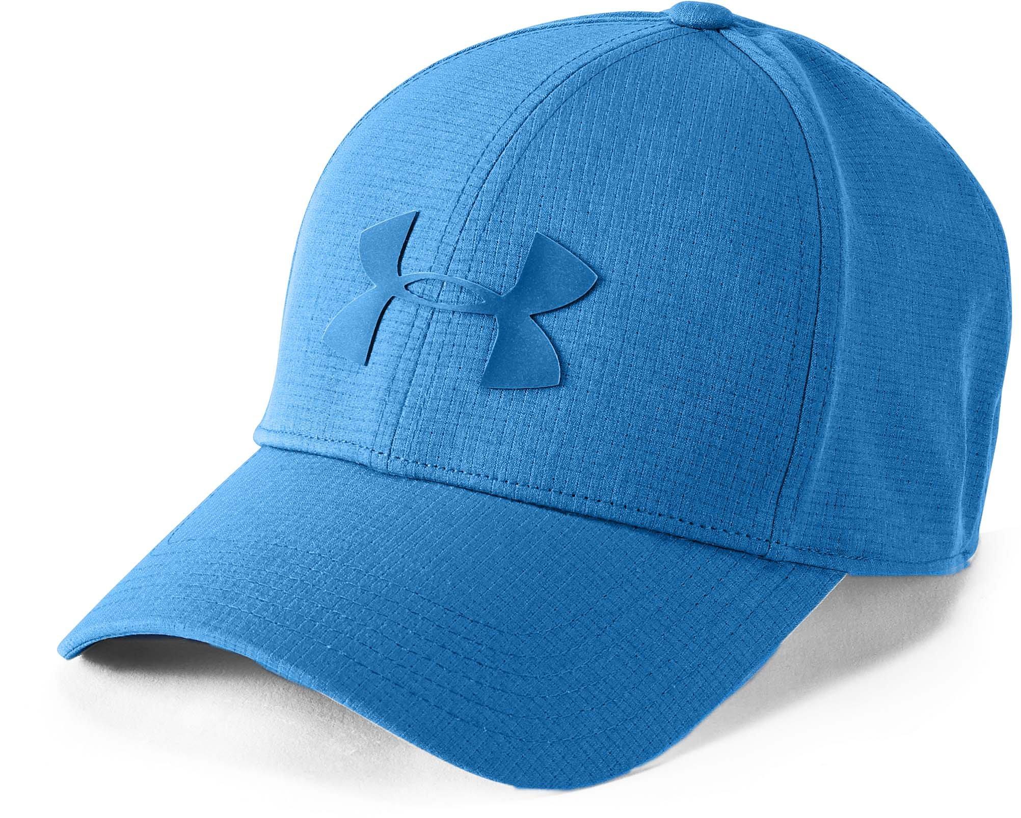 帽子 [2] UNDER ARMOUR BLUE HAT UA StealthForm Uncrushable Hat Unisex Adjustable Hat | Under